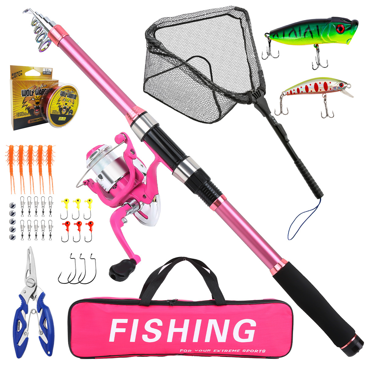 Fishing Line Spooler - Teleskopik Olta ve Spin Makarası, Yemler,