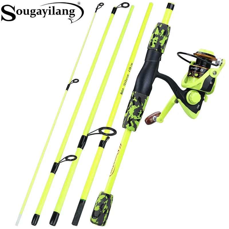 Fishing Line Spooler - Sougayilang Taşınabilir 5 Bölümlü Kırmızı/sarı Olta