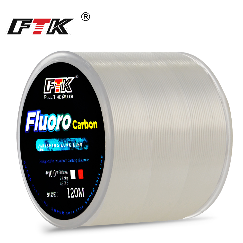 Fluorocarbon Line - FTK 120M olta karbon Fiber kaplama
